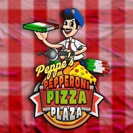 Peppe’s Pepperoni Pizza Plaza by Pragmatic Play, showcased at ggbetcasinos-fi.com – game logo